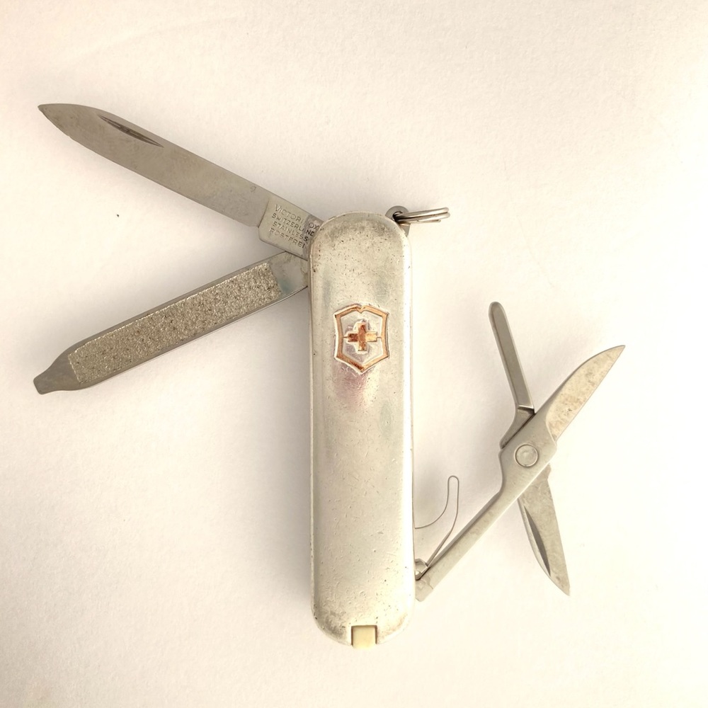 Tiffany & Co. Sterling & 18K Gold Swiss Army Knife